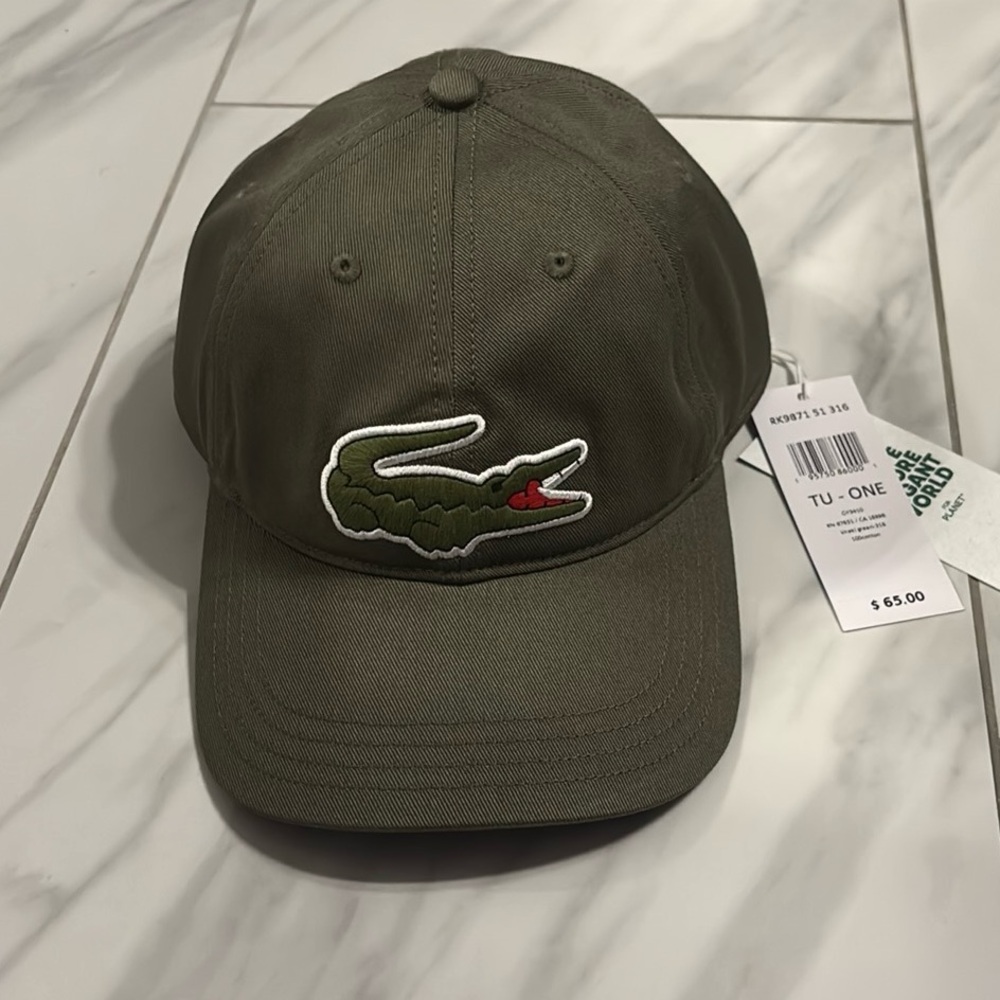 Men’s Lacoste Big Croc Adjustable Cap